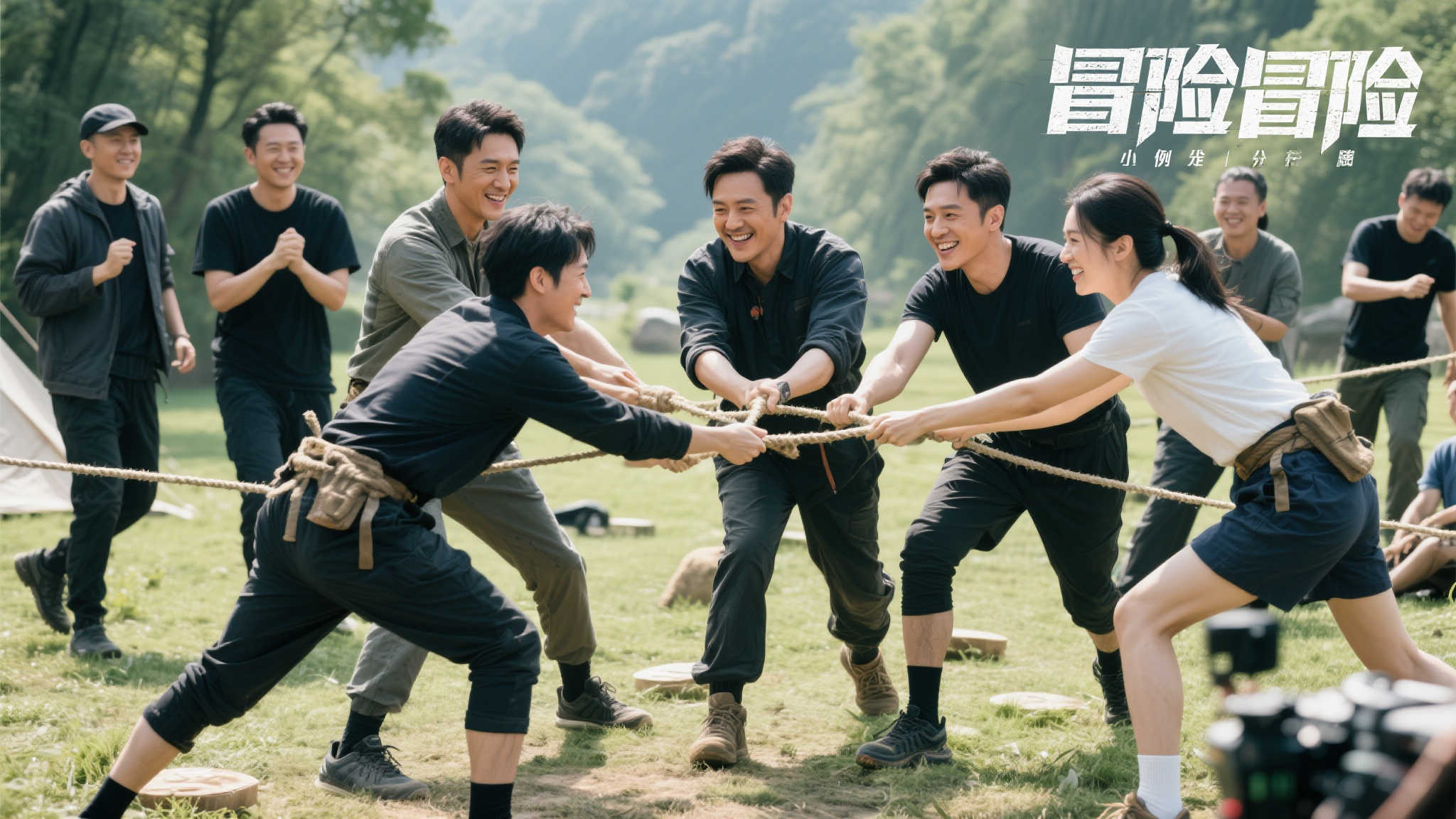 孟子义丁禹兮沈月杨迪组队玩泼水游戏 事实上,加入这样一个看似平常却意义非凡的小型“冒险